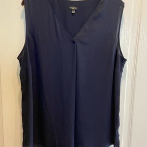 Talbots Navy Top 2X